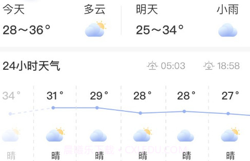 晴云天气1.0.9截图