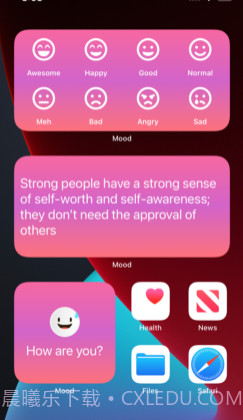 MoodTracker:)Widgetv1.1.12截图