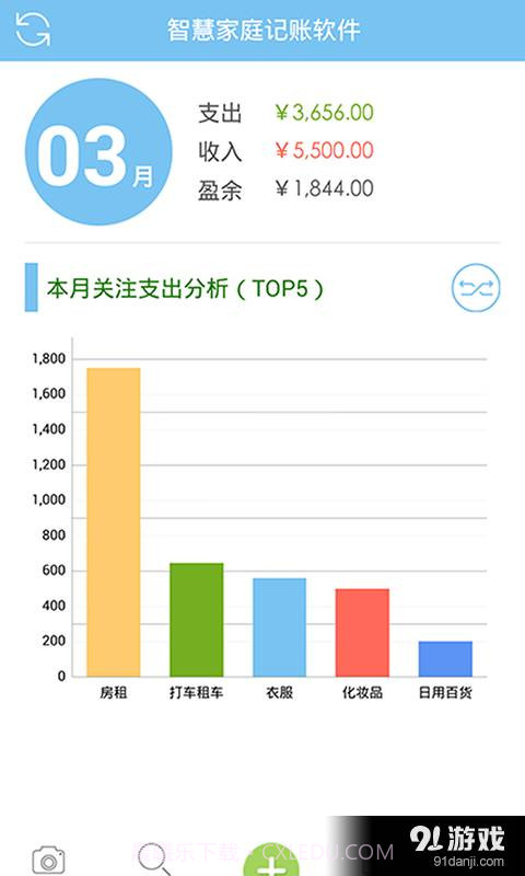 智慧家庭记账1.2.16050.4截图
