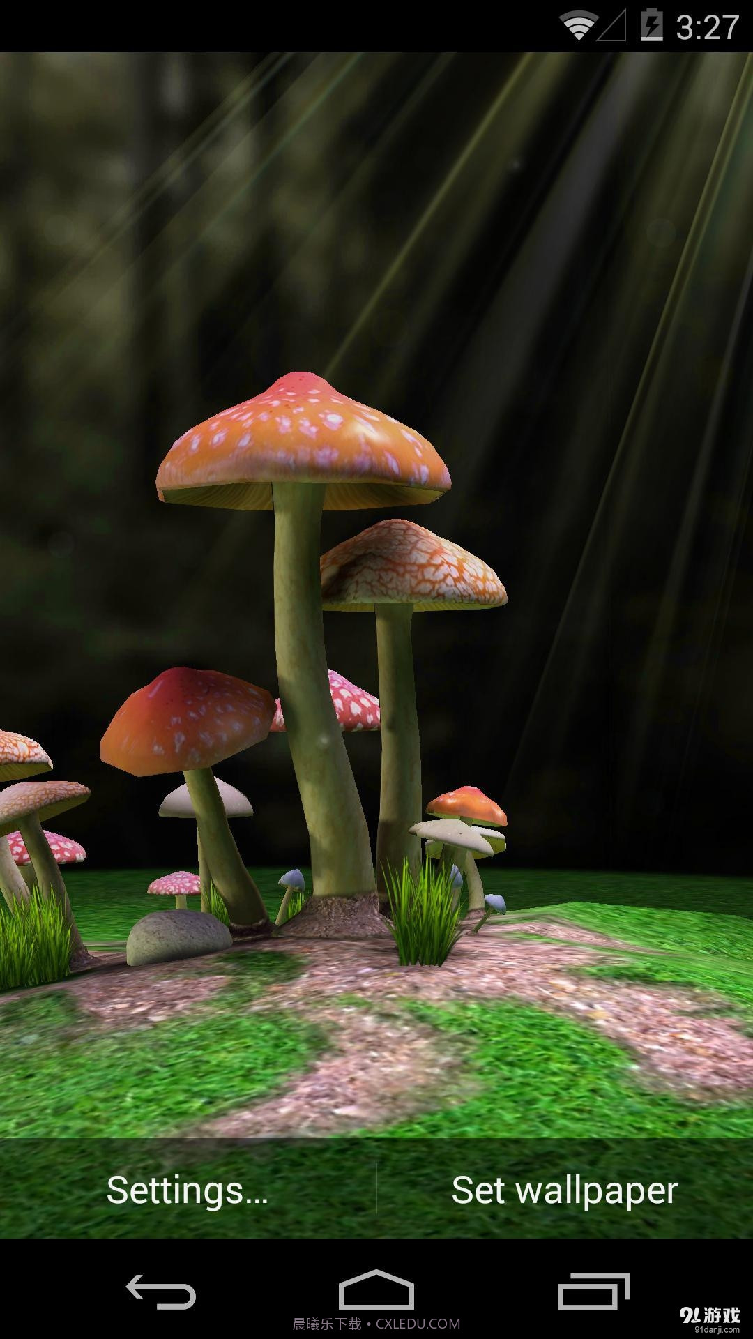 3D蘑菇：梦象动态壁纸1.4.12截图