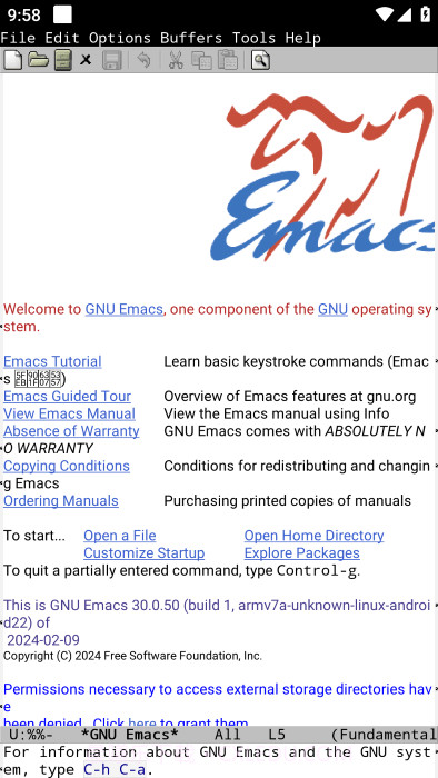 emacs编辑器v30.0.8截图