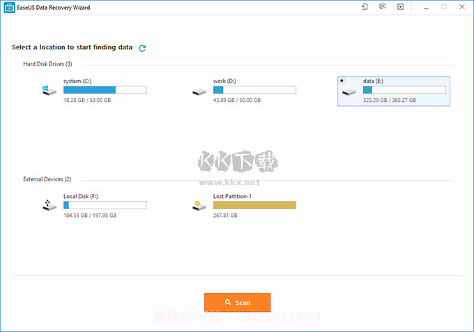数据恢复软件EASEUS Data Recovery Wizard Professionalv1.13截图