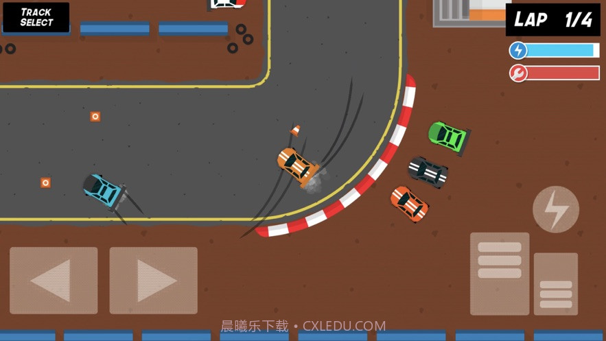 微型机车赛跑v1.7截图