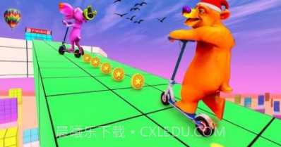 滑板车赛车冒险v1.18截图