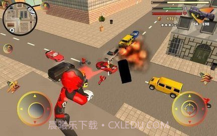火柴人绳索英雄3：警察射击v3.13截图