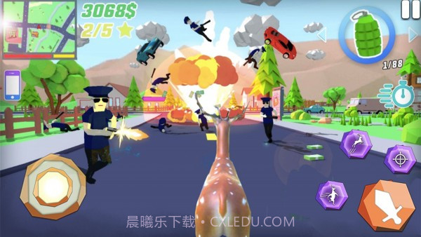 沙雕鹿哥模拟器手机版1.3截图