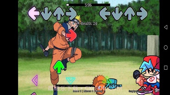 FNF错误化鸣人模组截图1 FNF错误化鸣人模组截图1