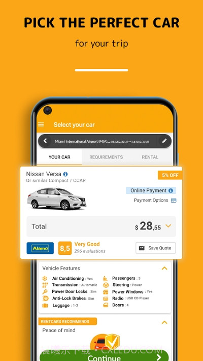 Rentcars.com Car Rental汽车出租截图3 Rentcars.com Car Rental汽车出租截图3