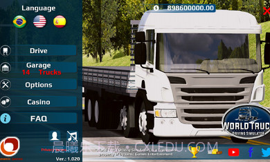 世界卡车驾驶模拟器汉化版截图1 世界卡车驾驶模拟器汉化版截图1