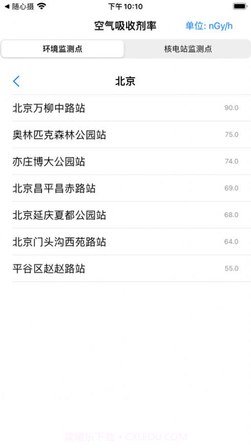 核辐射监测截图3 核辐射监测截图3