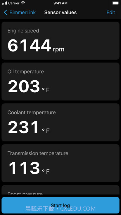 BimmerLink传感器截图1 BimmerLink传感器截图1
