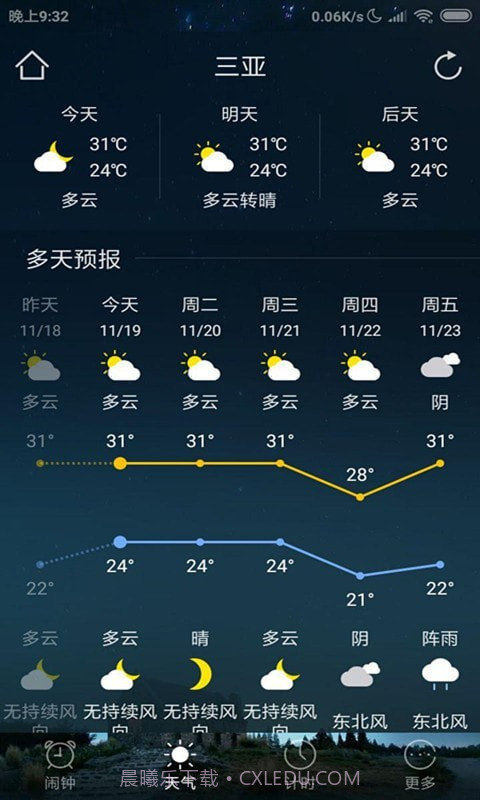 天气闹钟助手截图3 天气闹钟助手截图3