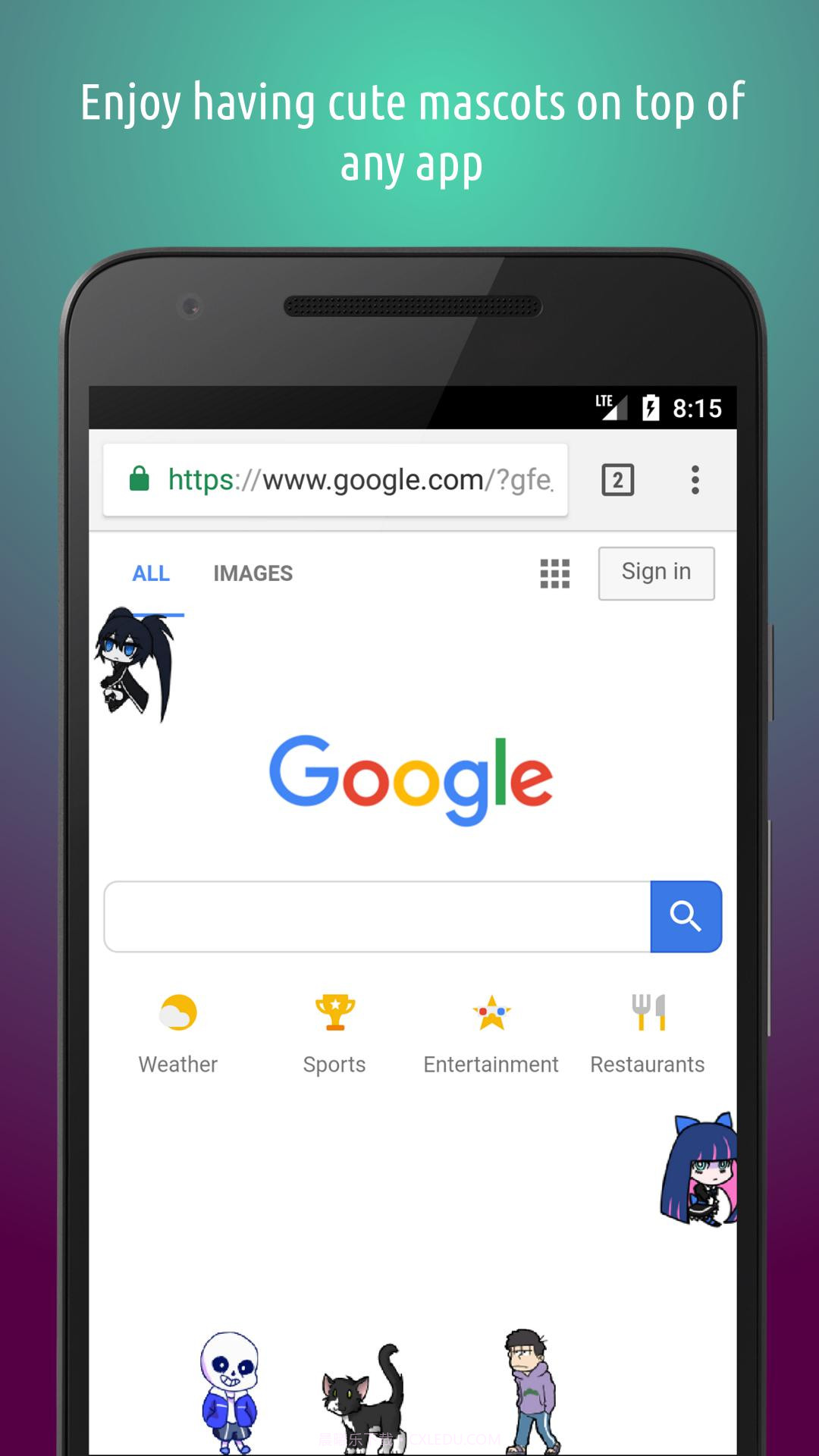 shimeji桌宠绿色版截图2