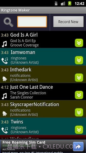铃声剪辑器 Ringtone Maker截图1 铃声剪辑器 Ringtone Maker截图1