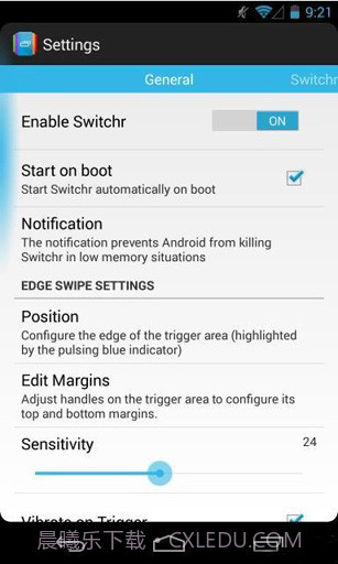 侧边栏手势 Switchr Beta截图2