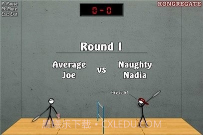 火柴人打羽毛球截图2 火柴人打羽毛球截图2