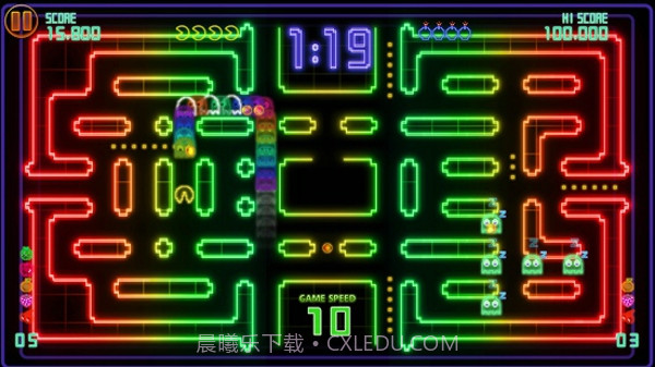 吃豆人锦标赛DX截图1 吃豆人锦标赛DX截图1