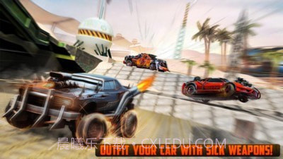 疯狂赛车枪战截图3