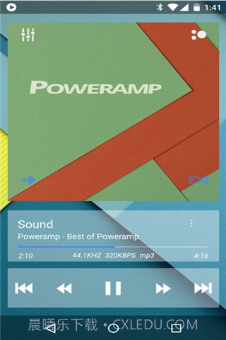 Poweramp透明主题截图1 Poweramp透明主题截图1