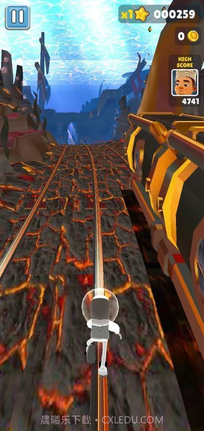 地铁跑酷海底熔岩魔改版截图2 地铁跑酷海底熔岩魔改版截图2