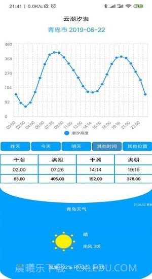 云潮汐表截图3 云潮汐表截图3