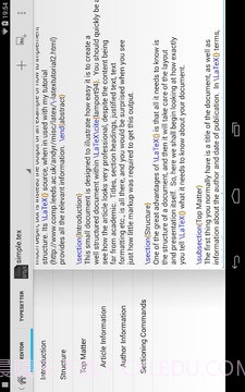 LaTeX编辑器截图2 LaTeX编辑器截图2