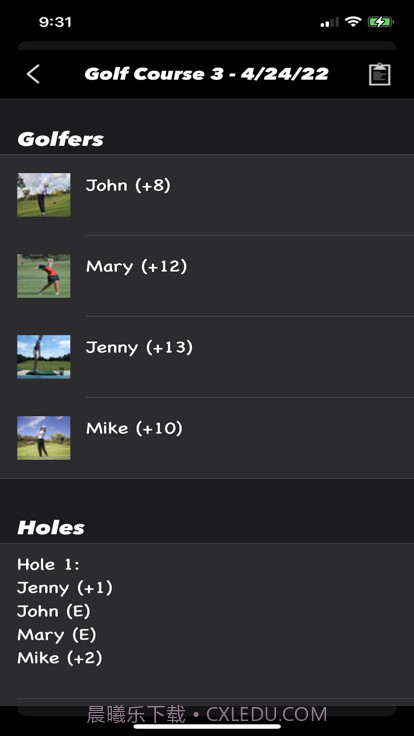 TMG追踪我的高尔夫截图1 TMG追踪我的高尔夫截图1