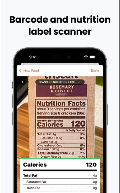 FoodNoms营养追踪器截图3