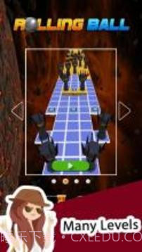 Rolling Ball : 滚球在天空上跳跃截图4