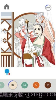 二次元数字涂色截图3 二次元数字涂色截图3