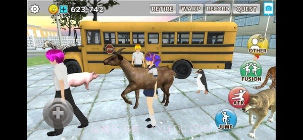 动物校园模拟器无广告截图4