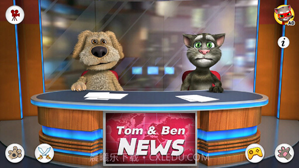 会说话的汤姆和本播报新闻截图3