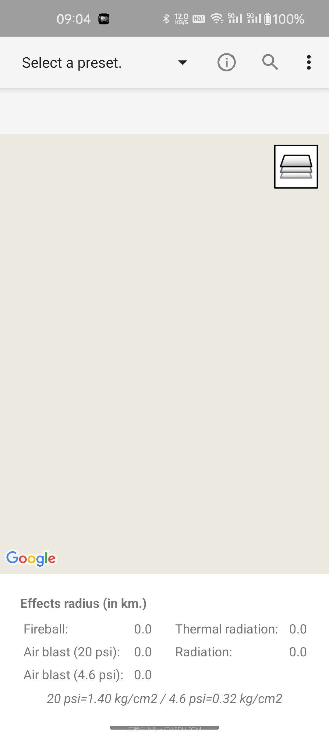 核爆计算模拟器截图1 核爆计算模拟器截图1