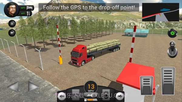 真实卡车驾驶模拟器截图1