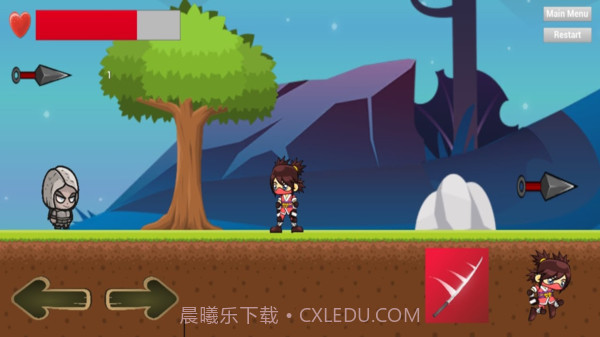 忍者女孩历险记截图2 忍者女孩历险记截图2