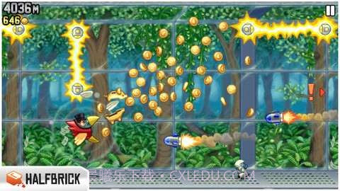 火箭飞人Jetpack Joyride截图5 火箭飞人Jetpack Joyride截图5