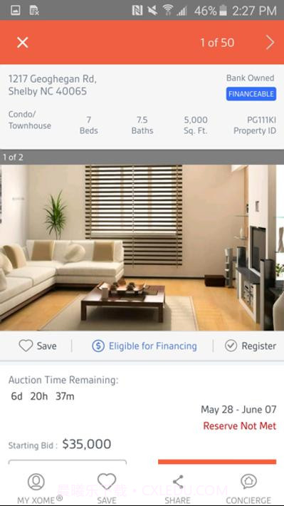 Xome房地产拍卖截图4 Xome房地产拍卖截图4