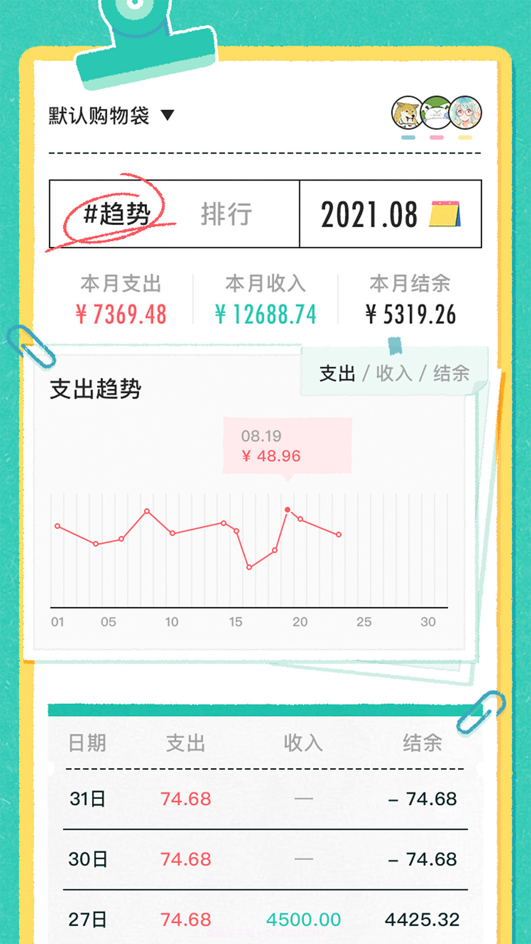 阿柴记账截图5 阿柴记账截图5