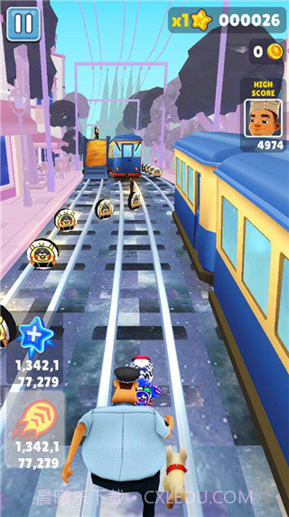 地铁跑酷熊大1.5版截图2