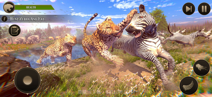 荒野豹家庭生活模拟截图1