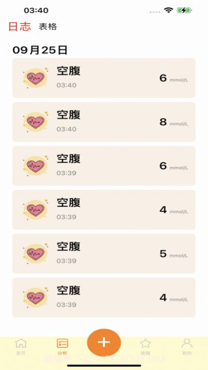 血糖小管家1截图3 血糖小管家1截图3