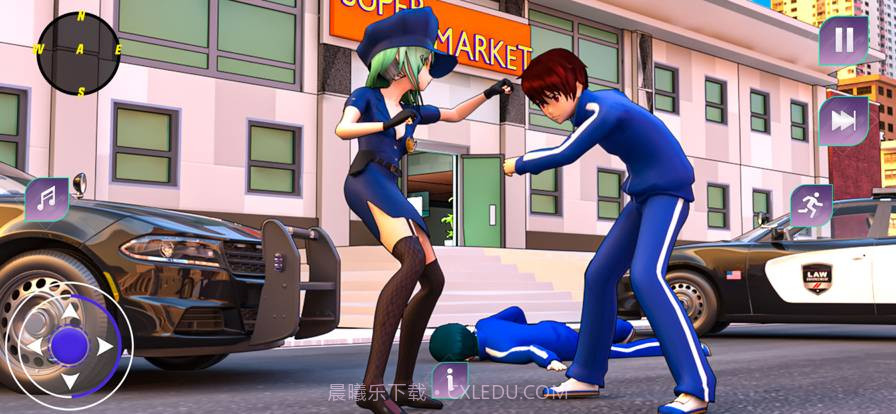 女警察警察游戏截图2