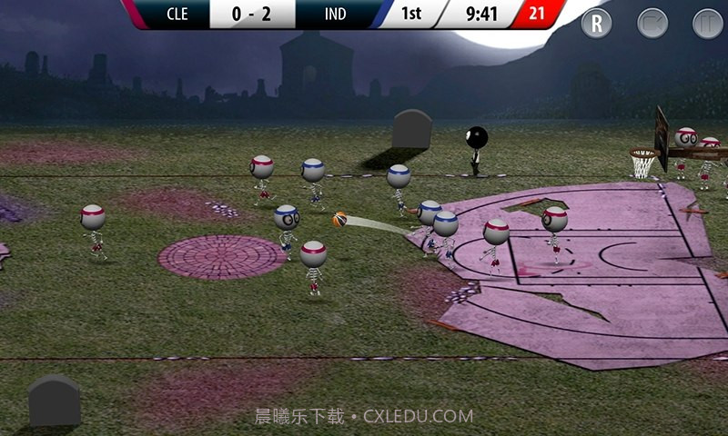 火柴人篮球2017汉化版截图3 火柴人篮球2017汉化版截图3