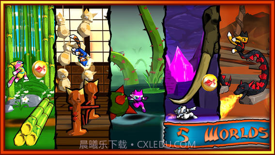 忍者喵 Ninja Kitty截图2 忍者喵 Ninja Kitty截图2