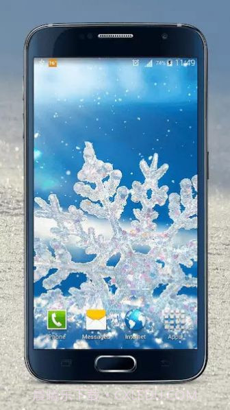 雪花动态壁纸截图3