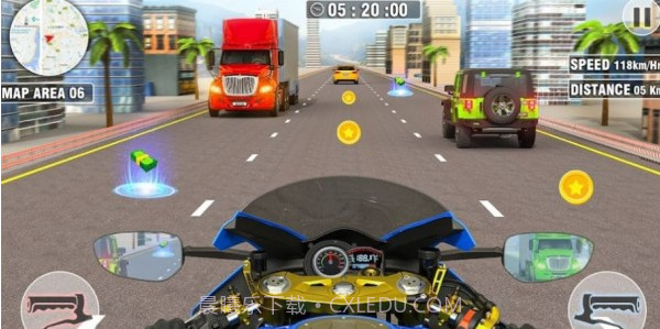 公路摩托车骑手驾驶截图3