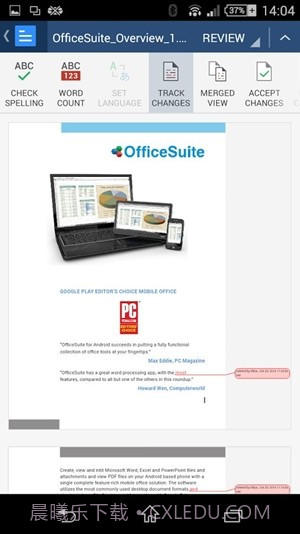 OfficeSuite免费版截图5 OfficeSuite免费版截图5