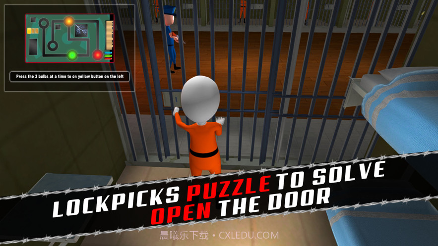 火柴人黑手党监狱越狱截图3