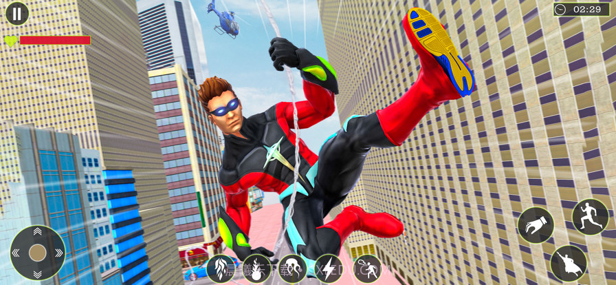 大蜘蛛绳英雄城截图1