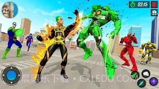 机器人VS超级英雄格斗截图2